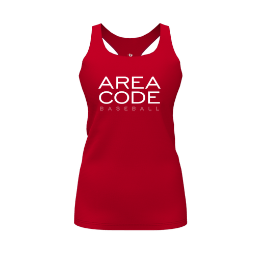[FT0TRBRD-FYS-LOGO2] Decker Racerback Tank Top (Female Youth S, Red, Logo 2)
