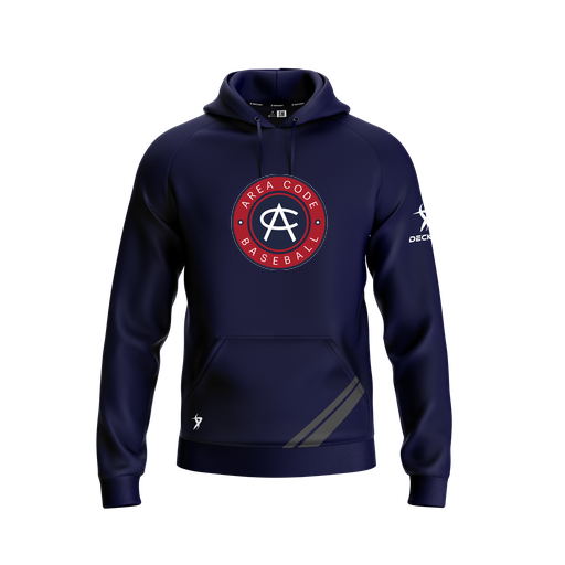 [FOLHSMNV-YXS-LOGO1] Decker Summit Hoodie (Youth XS, Navy, Logo 1)