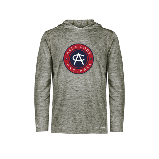 [FOLHCGGY-AS-LOGO1] Decker Men's Charge Hoodie (Adult S, Gray, Logo 1)