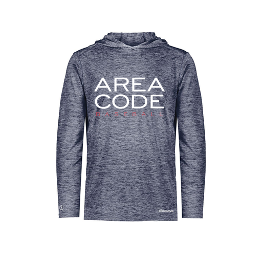 [FOLHCGNV-YS-LOGO2] Decker Youth Charge Hoodie (Youth S, Navy, Logo 2)