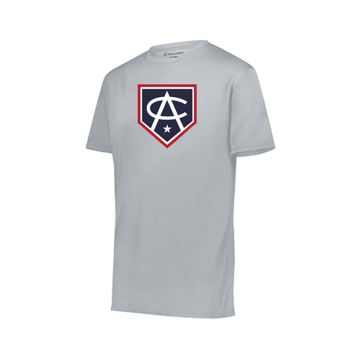 [222818.099.S-LOGO3] Men's Movement Dri Fit Shirt (Adult S, Silver, Logo 3)