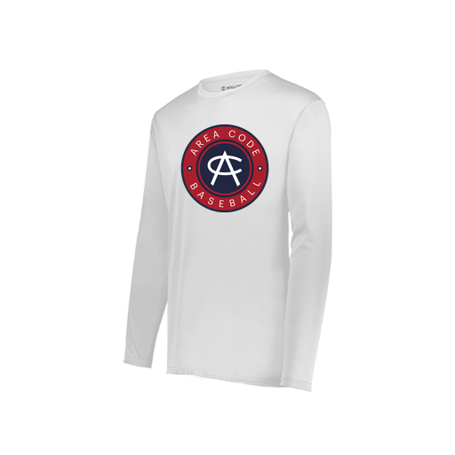 [222822.005.XS-LOGO1] Men's LS Smooth Sport Shirt (Adult XS, White, Logo 1)