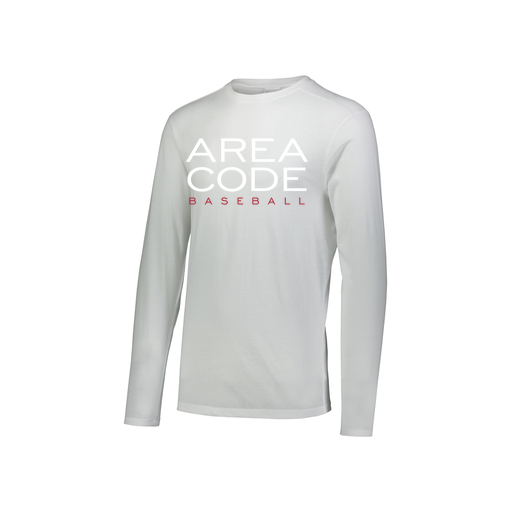 [3076.005.S-LOGO2] Youth LS Ultra-blend T-Shirt (Youth S, White, Logo 2)