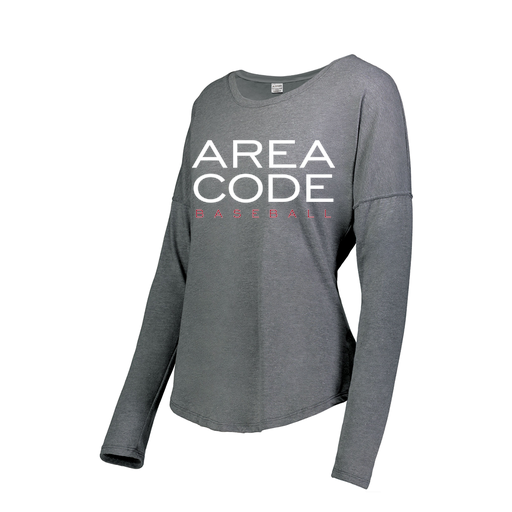 [3077.013.XS-LOGO2] Ladies LS Ultra-blend T-Shirt (Female Adult XS, Gray, Logo 2)